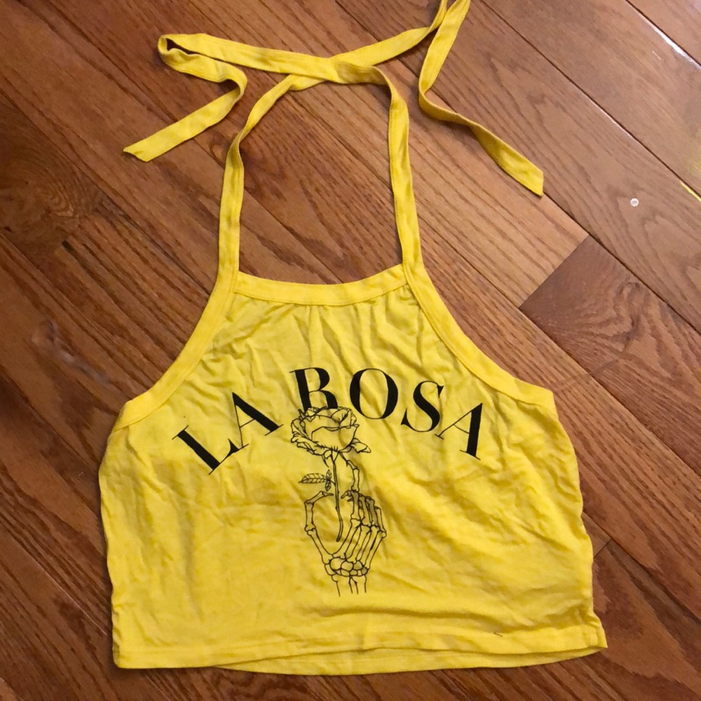 Spaghetti strap crop top